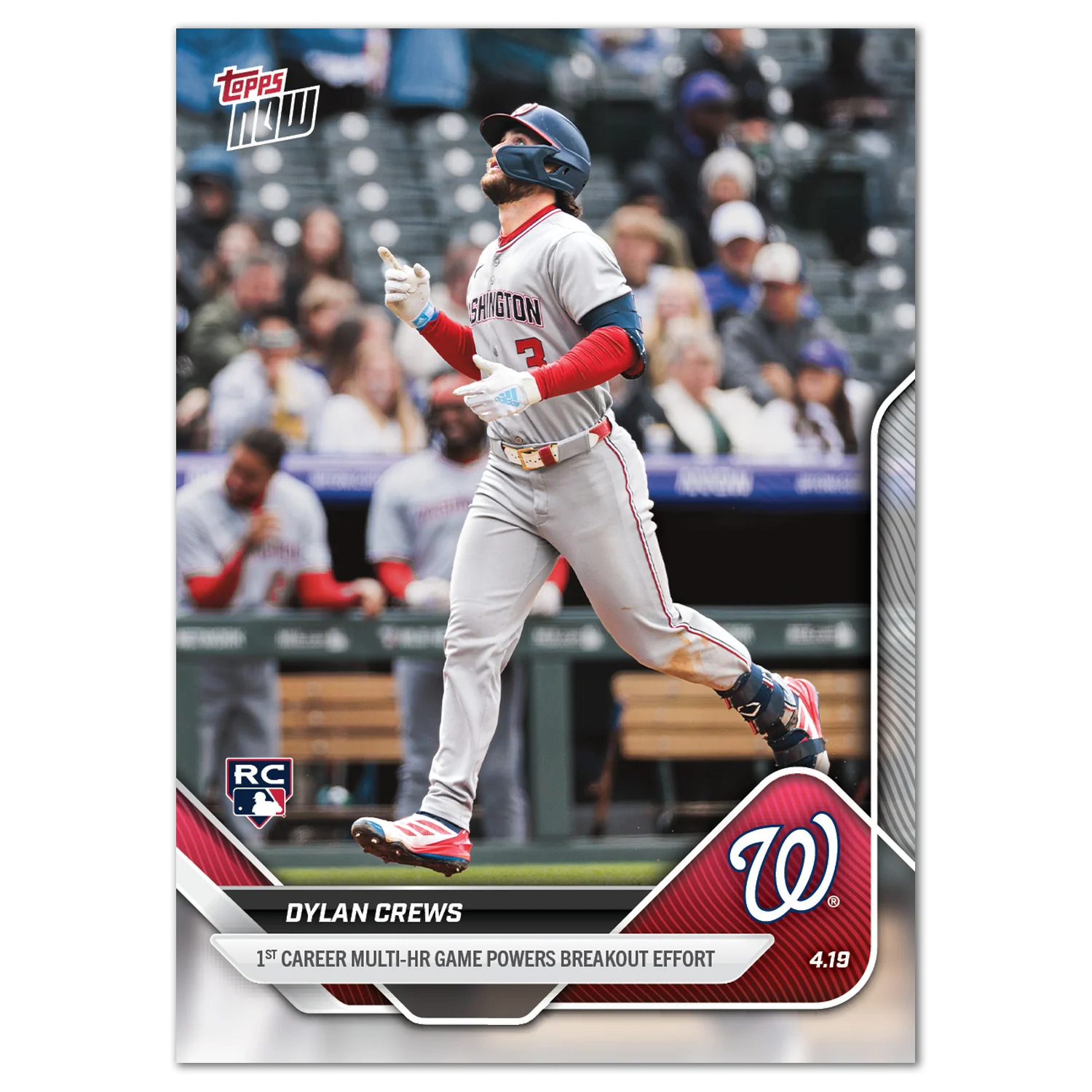 2025 Topps Now #87 Dylan Crews