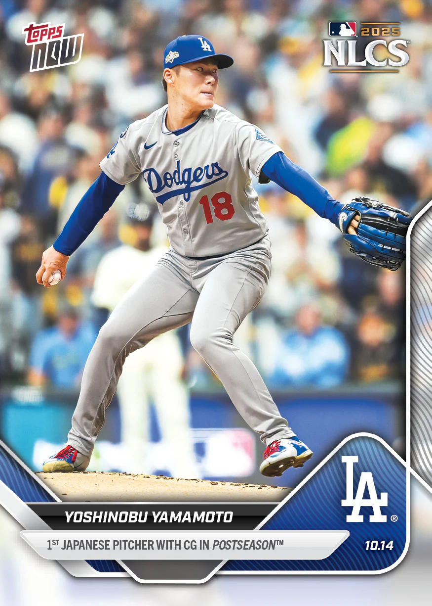 2025 Topps Now #870 Yoshinobu Yamamoto