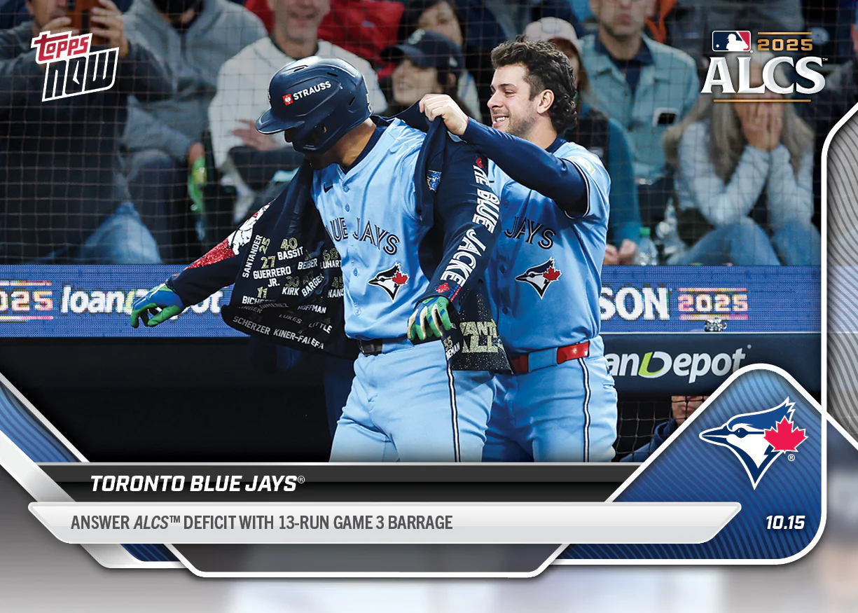 2025 Topps Now #874 Toronto Blue Jays
