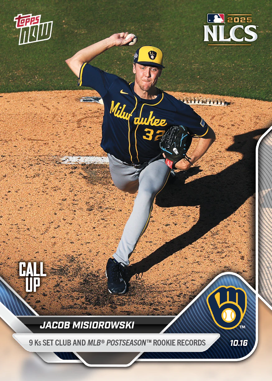 2025 Topps Now #877 Jacob Misiorowski