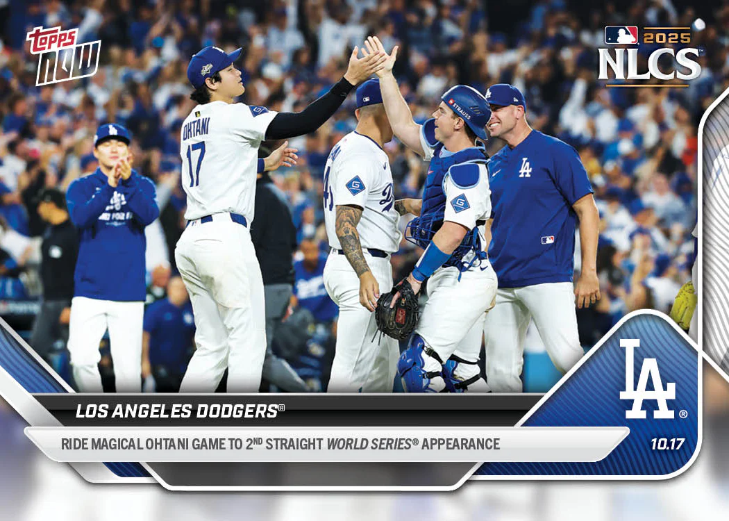 2025 Topps Now #883 Los Angeles Dodgers