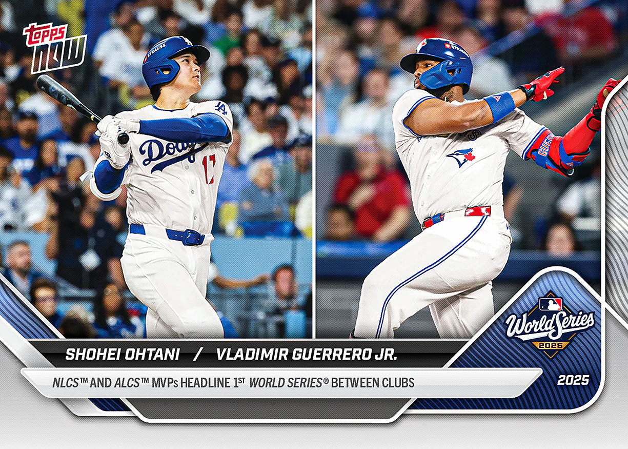 2025 Topps Now #893 Shohei Ohtani & Vladimir Guerrero Jr.
