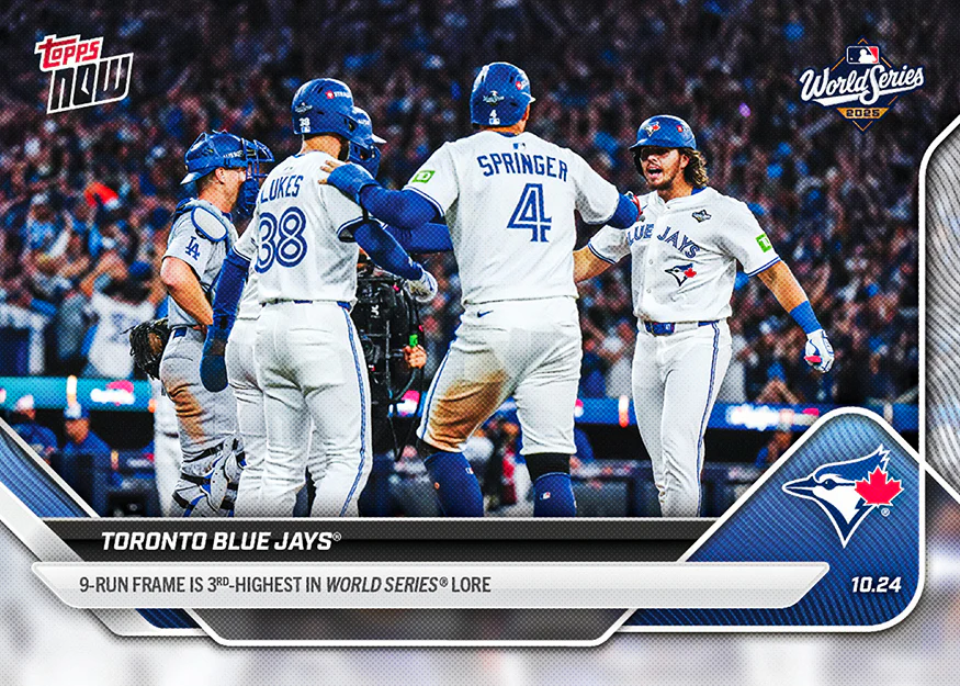 2025 Topps Now #898 Toronto Blue Jays