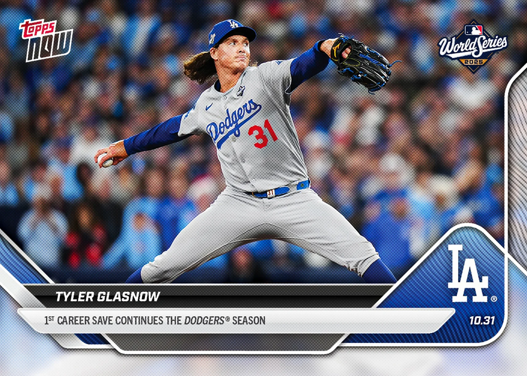 2025 Topps Now #917 Tyler Glasnow