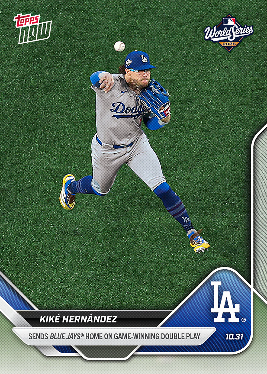 2025 Topps Now #918 Kiké Hernández