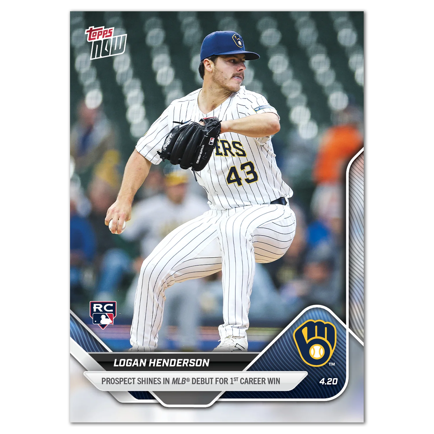 2025 Topps Now #93 Logan Henderson