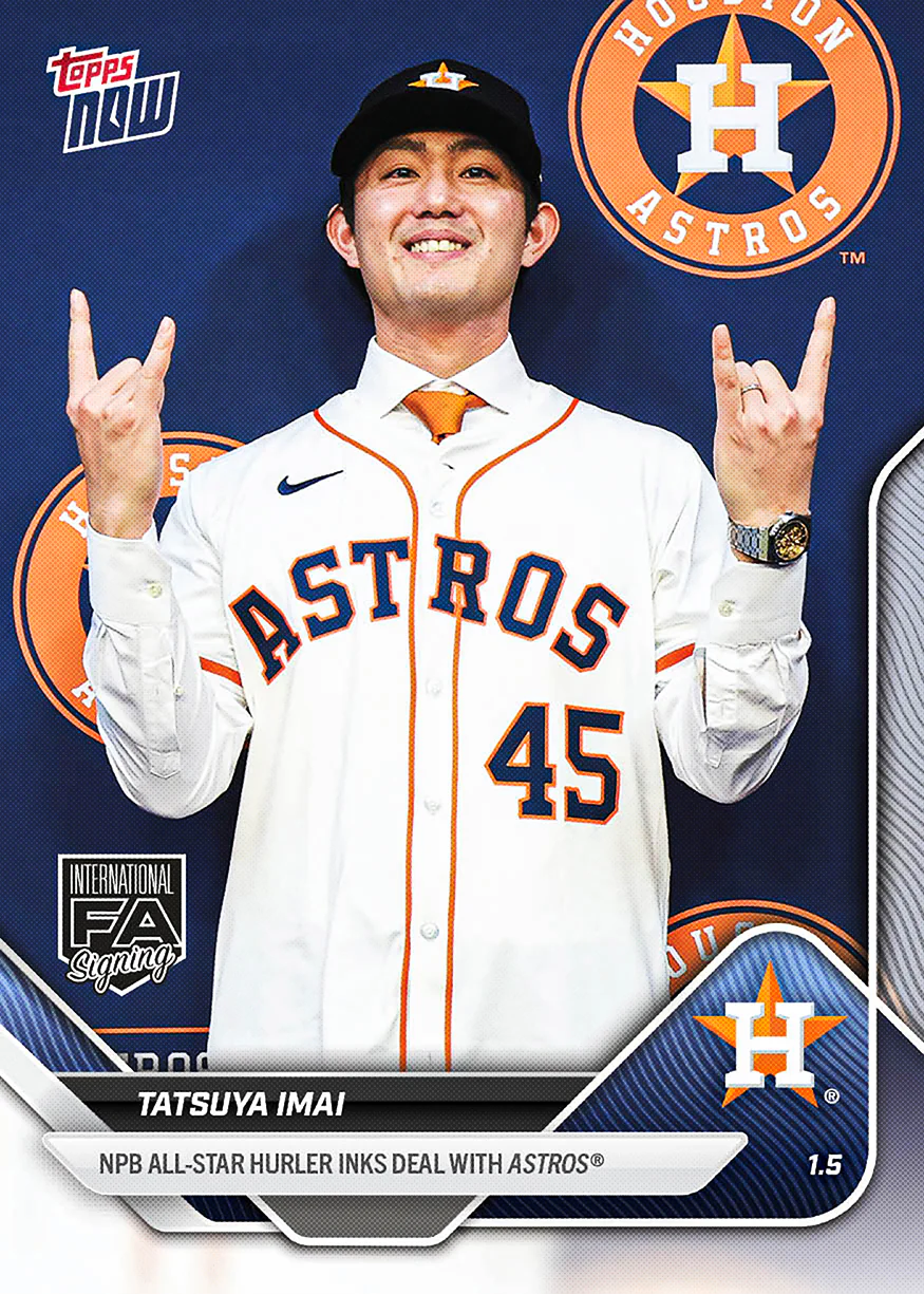 2025 Topps Now #OS-12 Tatsuya Imai