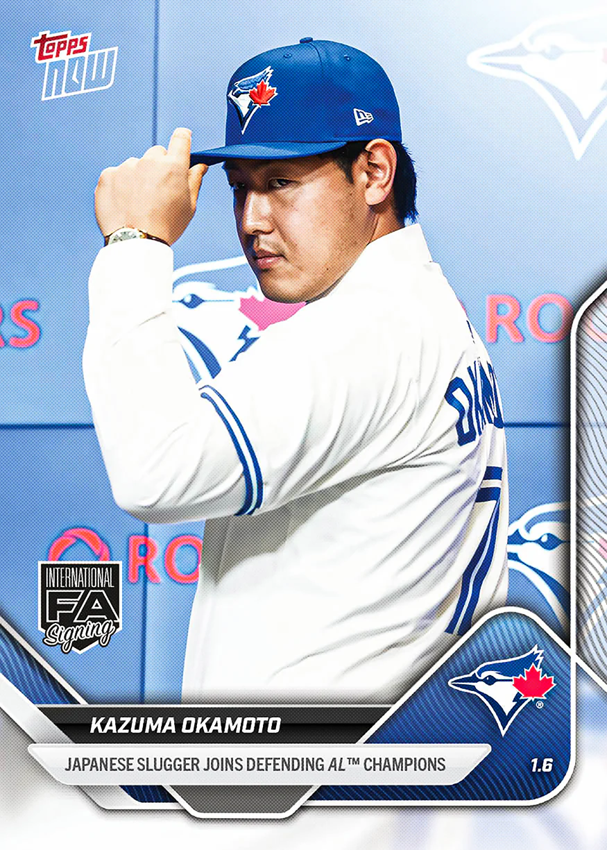 2025 Topps Now #OS-13 Kazuma Okamoto
