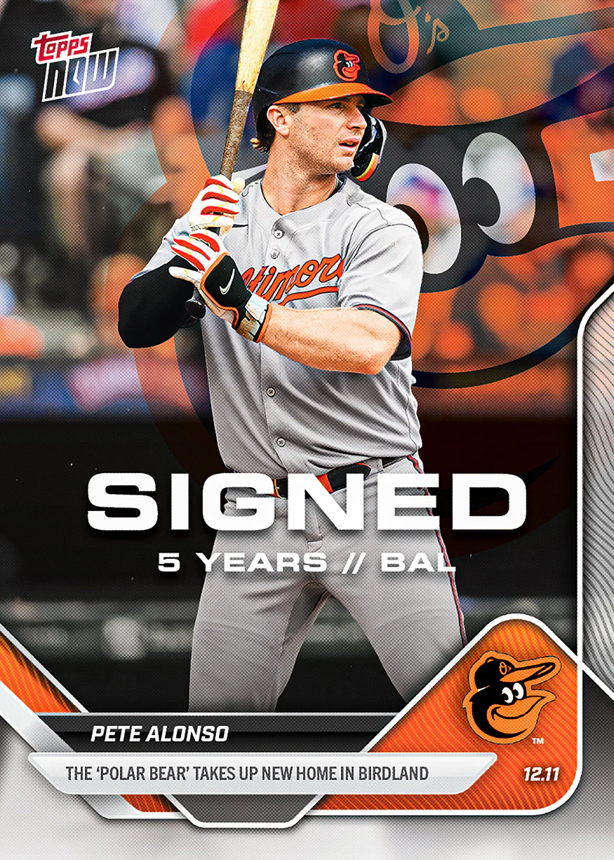 2025 Topps Now #OS-10 Pete Alonso