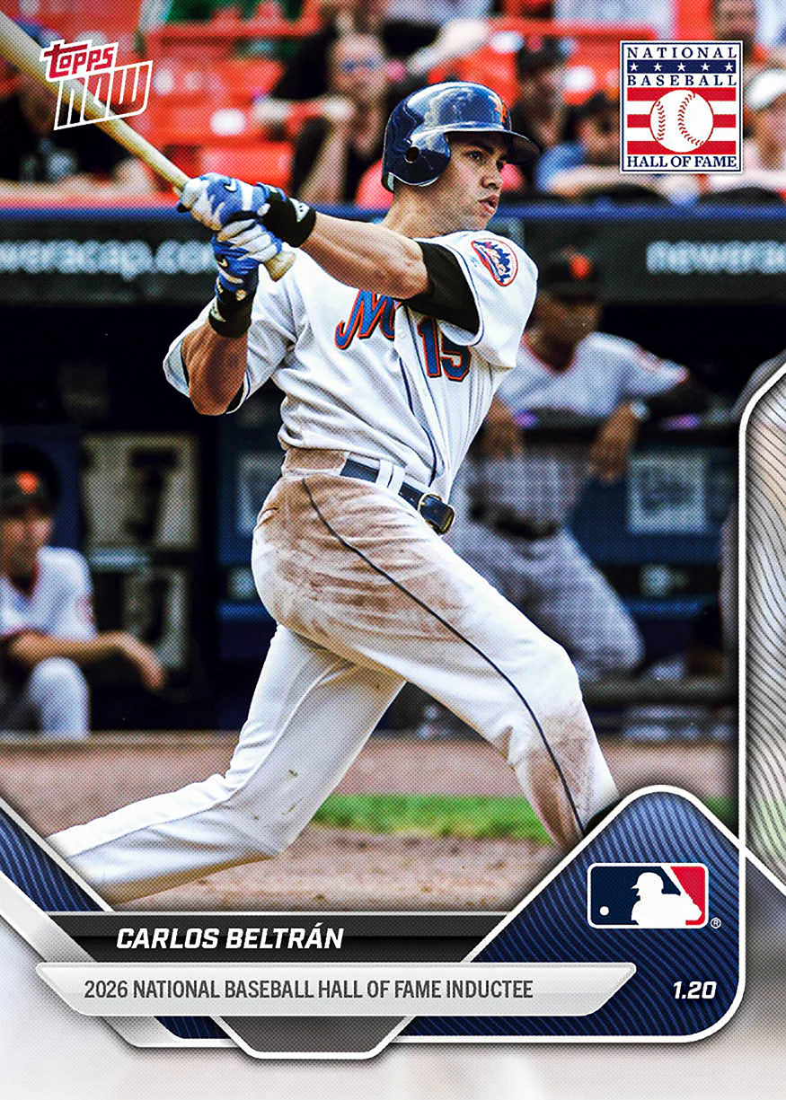 2025 Topps Now #OS-15 Carlos Beltrán