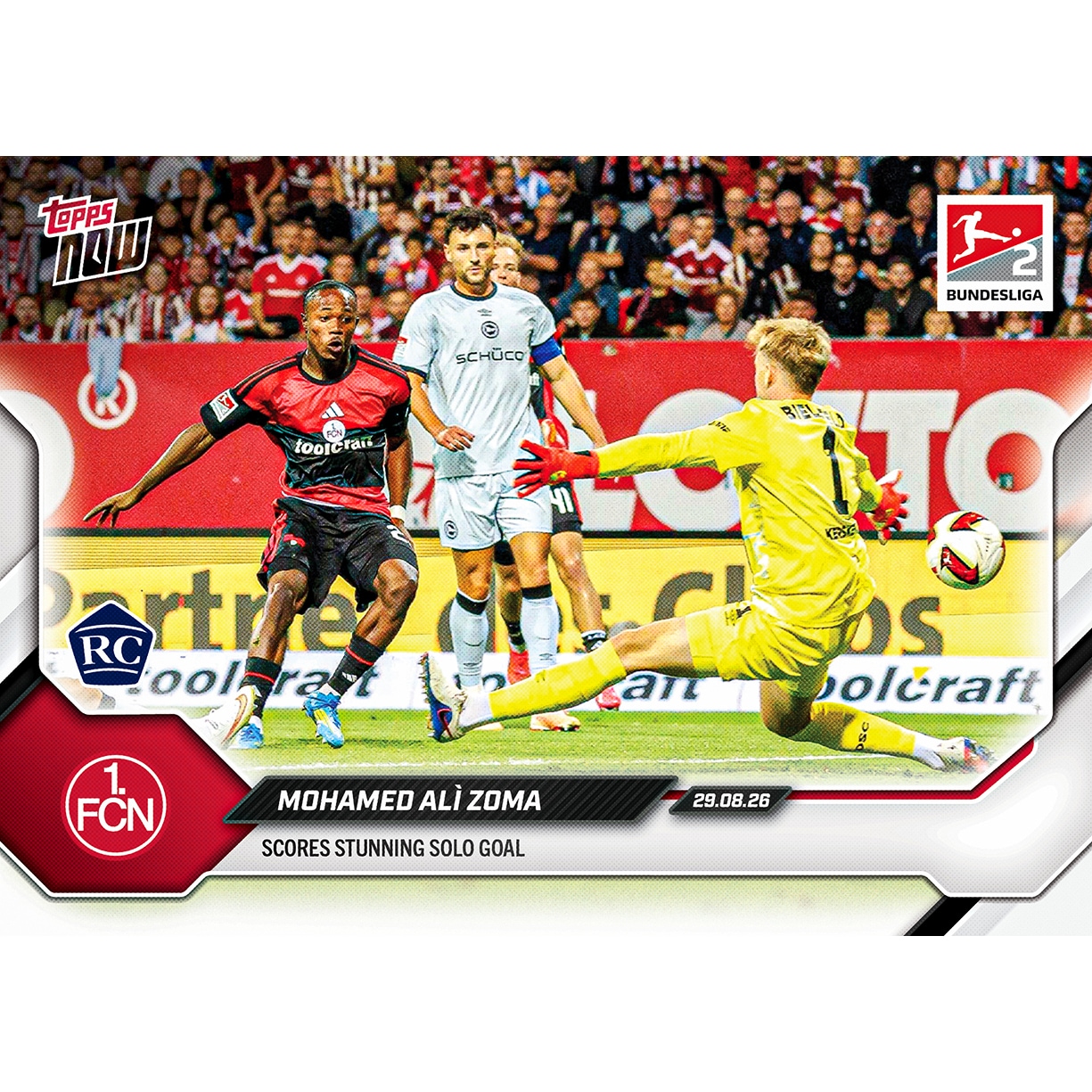 2026-27 Bundesliga Topps NOW #10 Mohamed Ali Zoma
