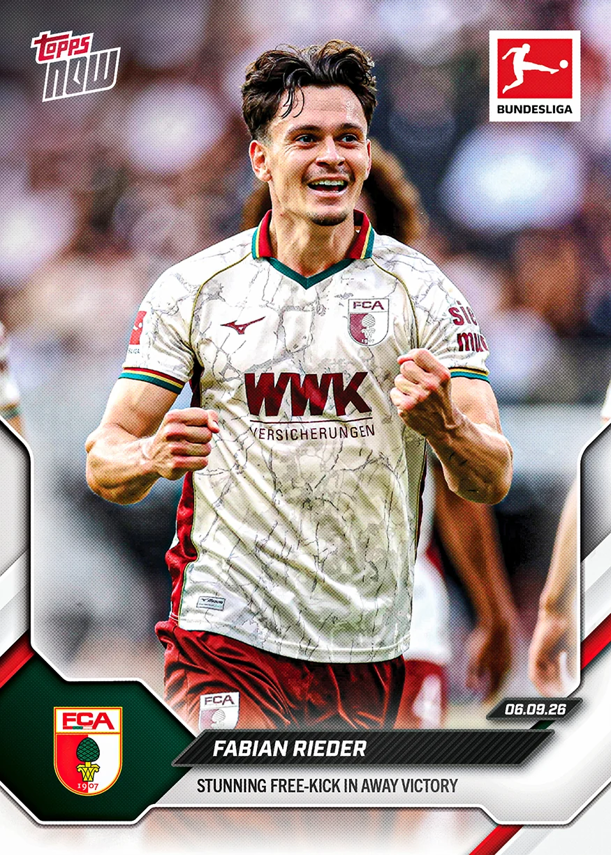 2026-27 Bundesliga Topps NOW #14 Fabian Rieder