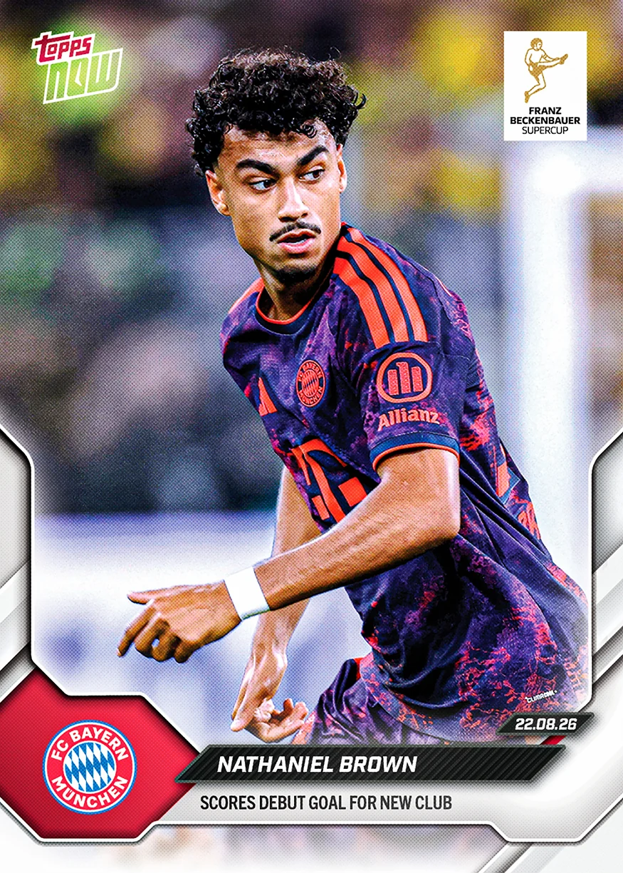 2026-27 Bundesliga Topps NOW #2 Nathaniel Brown