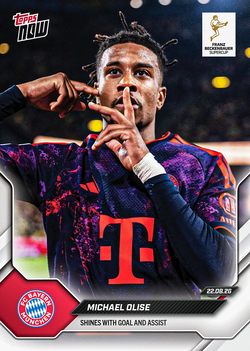 2026-27 Bundesliga Topps NOW #3 Michael Olise