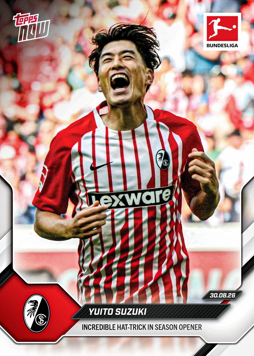 2026-27 Bundesliga Topps NOW #4 Yuito Suzuki