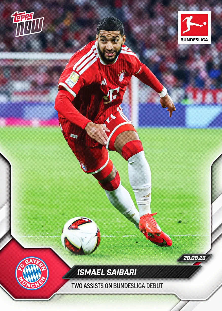 2026-27 Bundesliga Topps NOW #5 Ismael Saibari