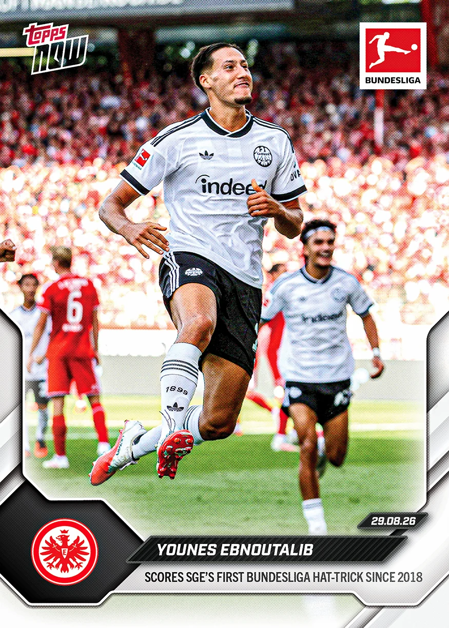 2026-27 Bundesliga Topps NOW #6 Younes Ebnoutalib