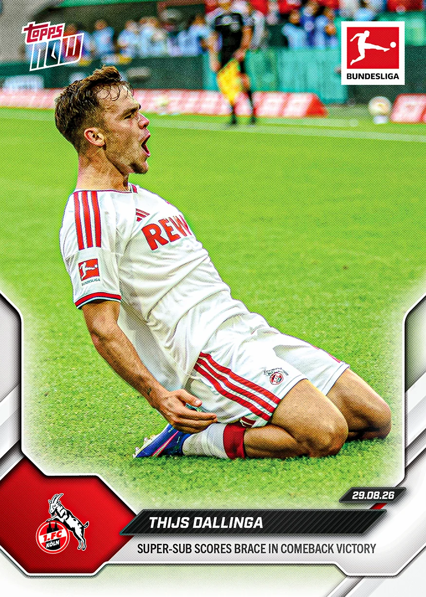 2026-27 Bundesliga Topps NOW #8 Thijs Dallinga