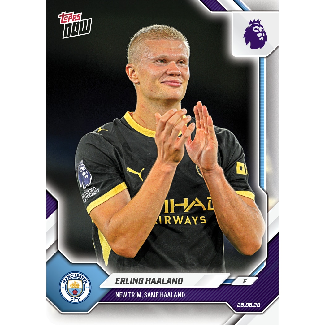 2026-27 Premier League Topps NOW #10 Erling Haaland