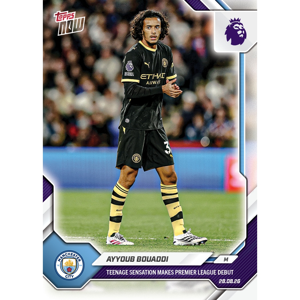 2026-27 Premier League Topps NOW #11 Ayyoub Bouaddi