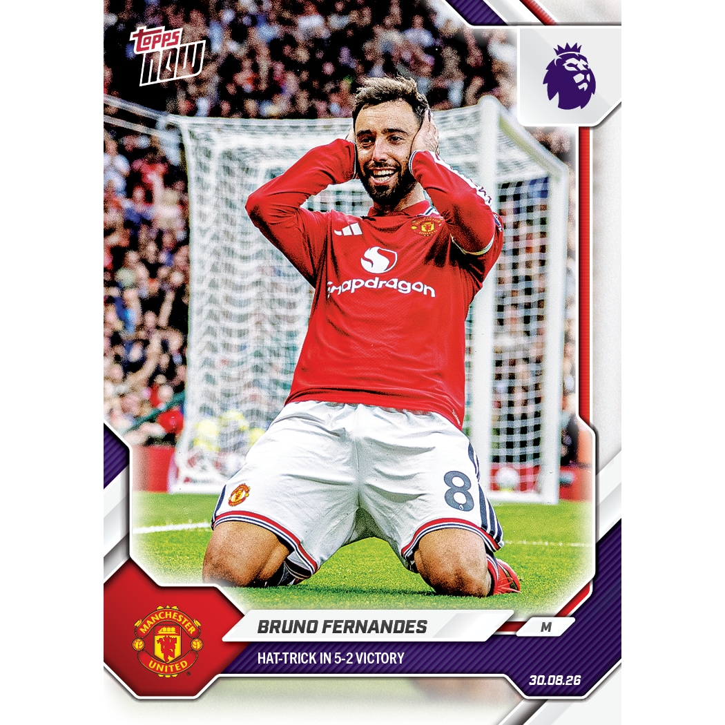 2026-27 Premier League Topps NOW #14 Bruno Fernandes