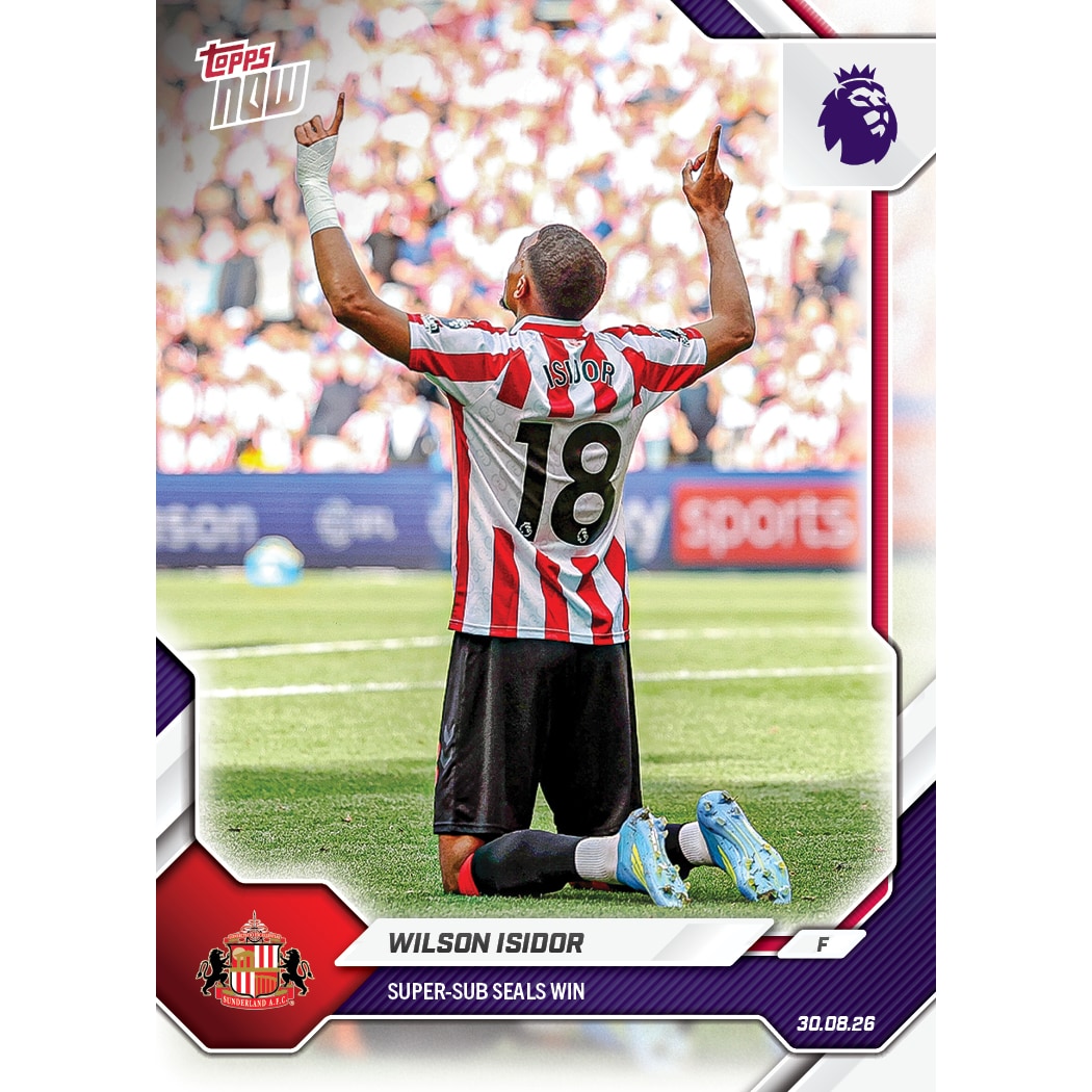 2026-27 Premier League Topps NOW #15 Wilson Isidor