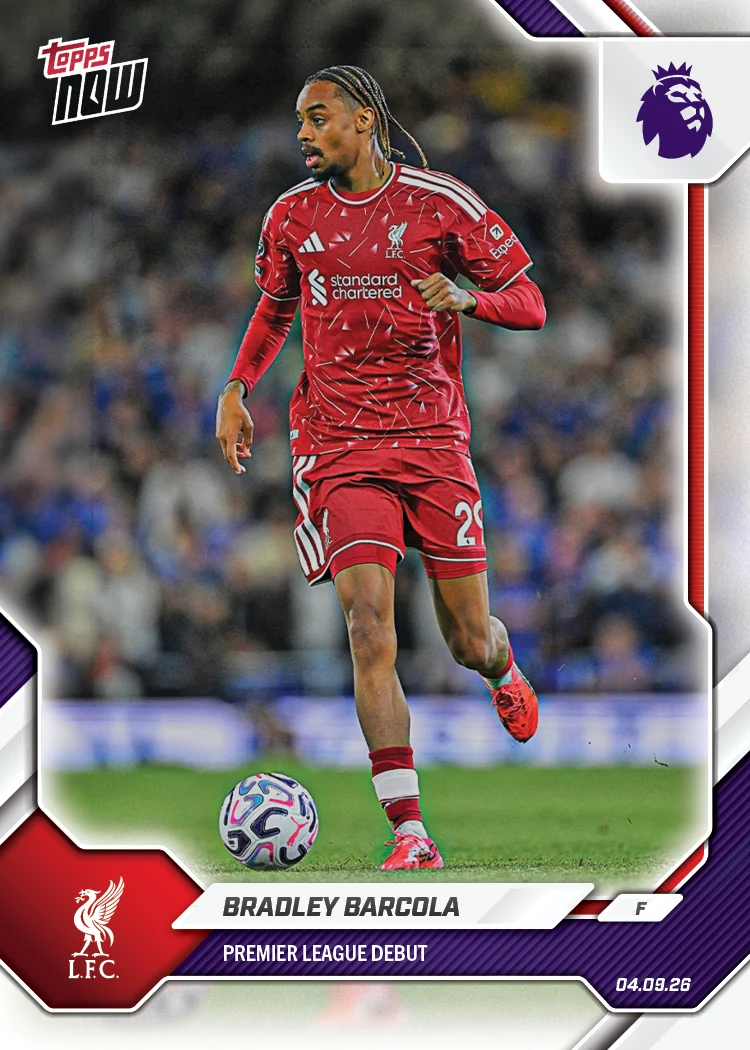 2026-27 Premier League Topps NOW #16 Bradley Barcola