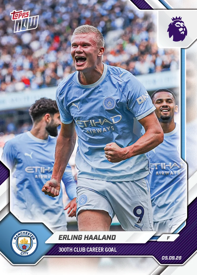 2026-27 Premier League Topps NOW #17 Erling Haaland