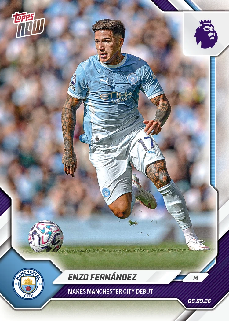 2026-27 Premier League Topps NOW #18 Enzo Fernandez
