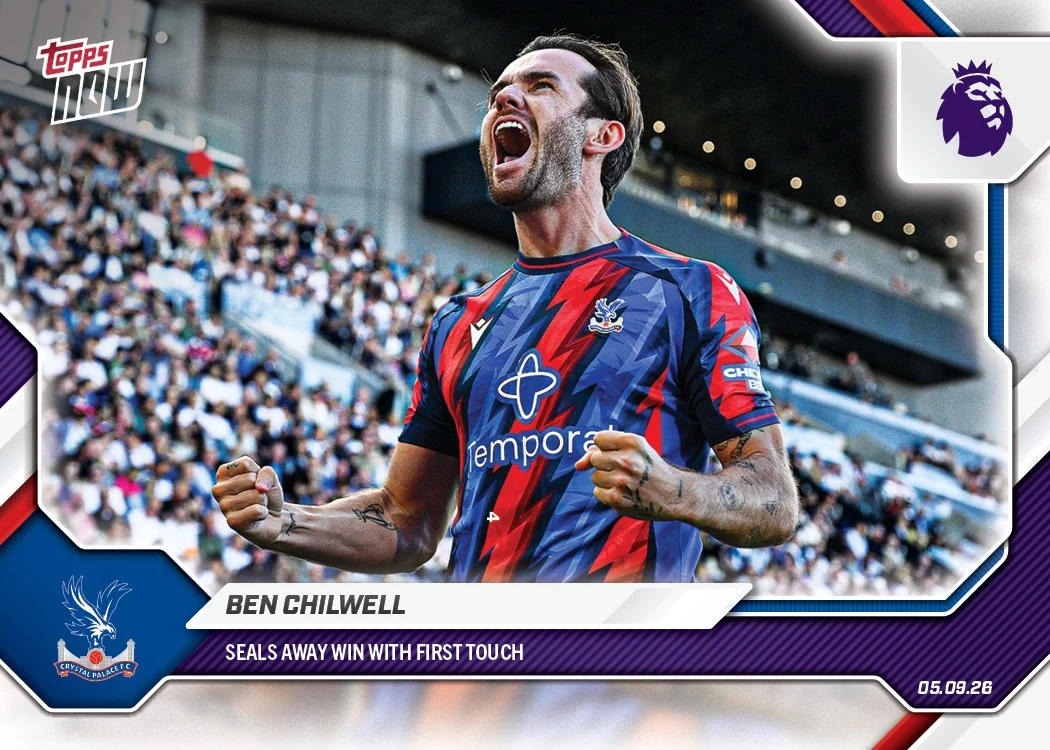 2026-27 Premier League Topps NOW #19 Ben Chilwell