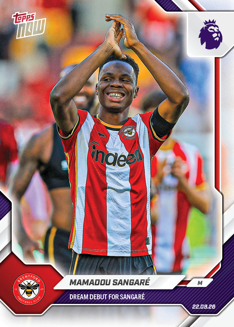 2026-27 Premier League Topps NOW #2 Mamadou Sangare