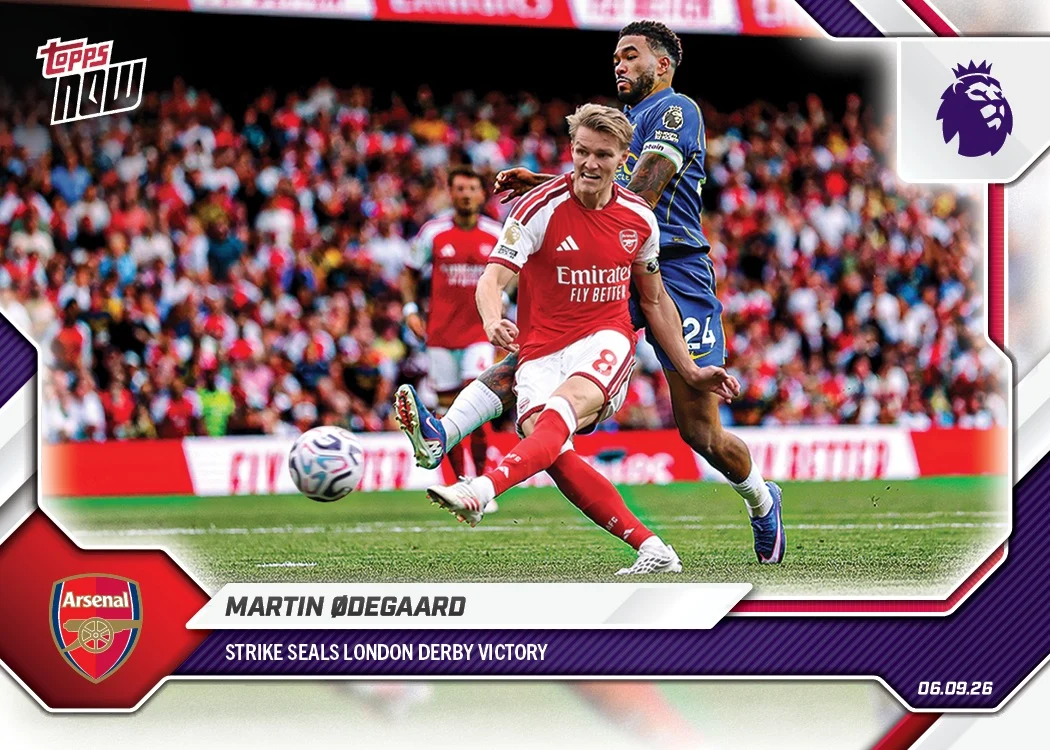 2026-27 Premier League Topps NOW #21 Martin Odegaard