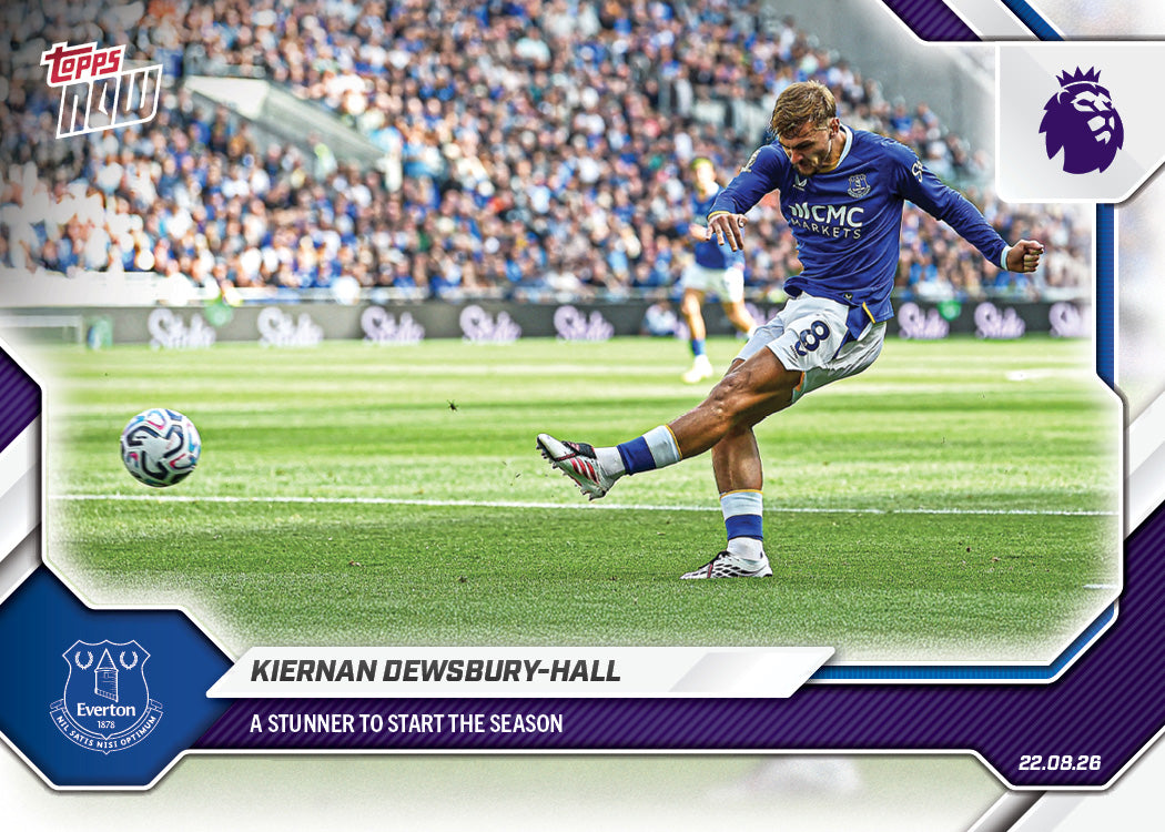 2026-27 Premier League Topps NOW #6 Kiernan Dewsbury-Hall