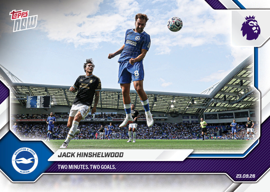 2026-27 Premier League Topps NOW #7 Jack Hinshelwood