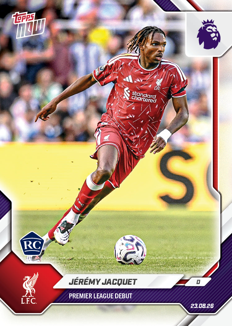 2026-27 Premier League Topps NOW #8 Jeremy Jacquet