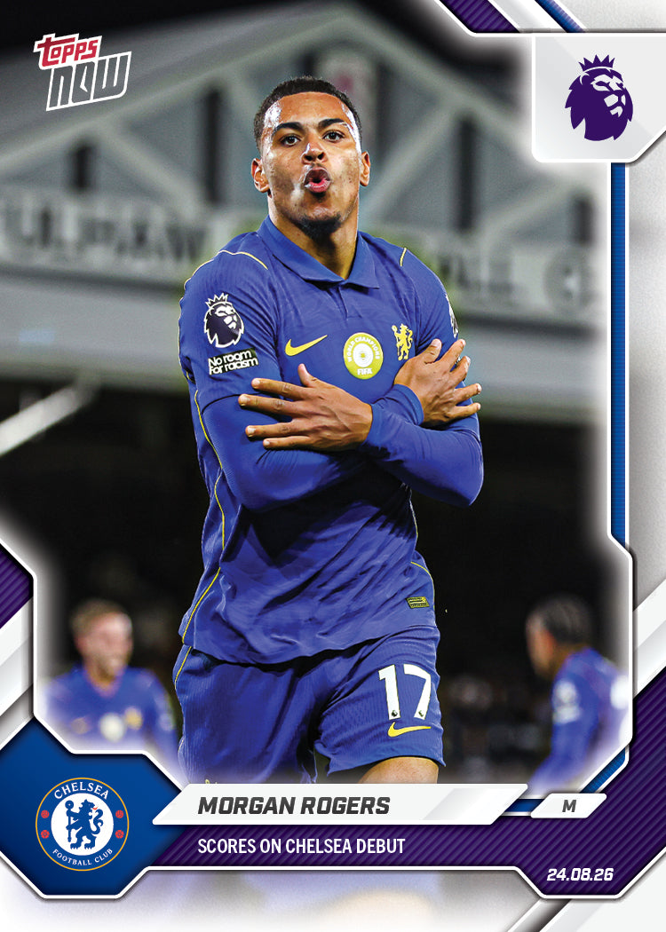 2026-27 Premier League Topps NOW #9 Morgan Rogers