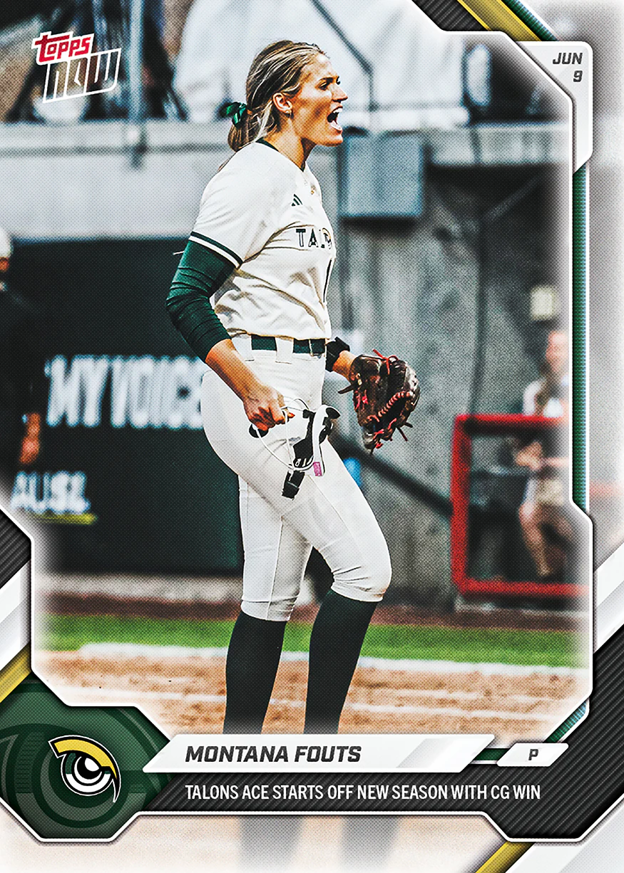 2026 AUSL Topps NOW #1 Montana Fouts