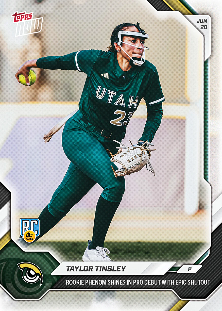 2026 AUSL Topps NOW #15 Taylor Tinsley