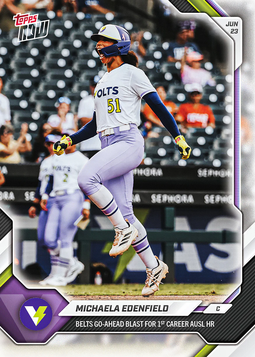 2026 AUSL Topps NOW #17 Michaela Edenfield