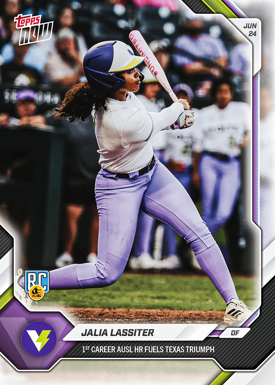 2026 AUSL Topps NOW #19 Jalia Lassiter