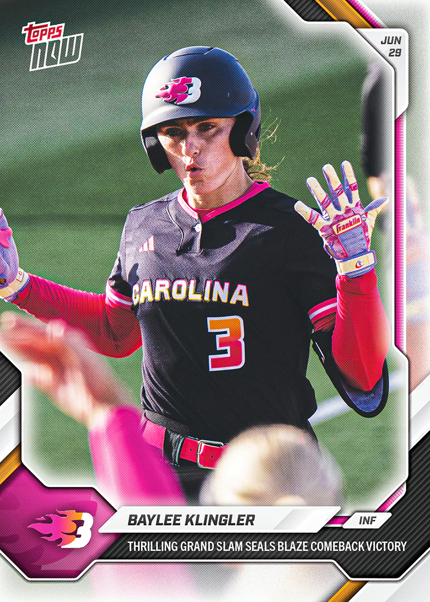 2026 AUSL Topps NOW #24 Baylee Klingler