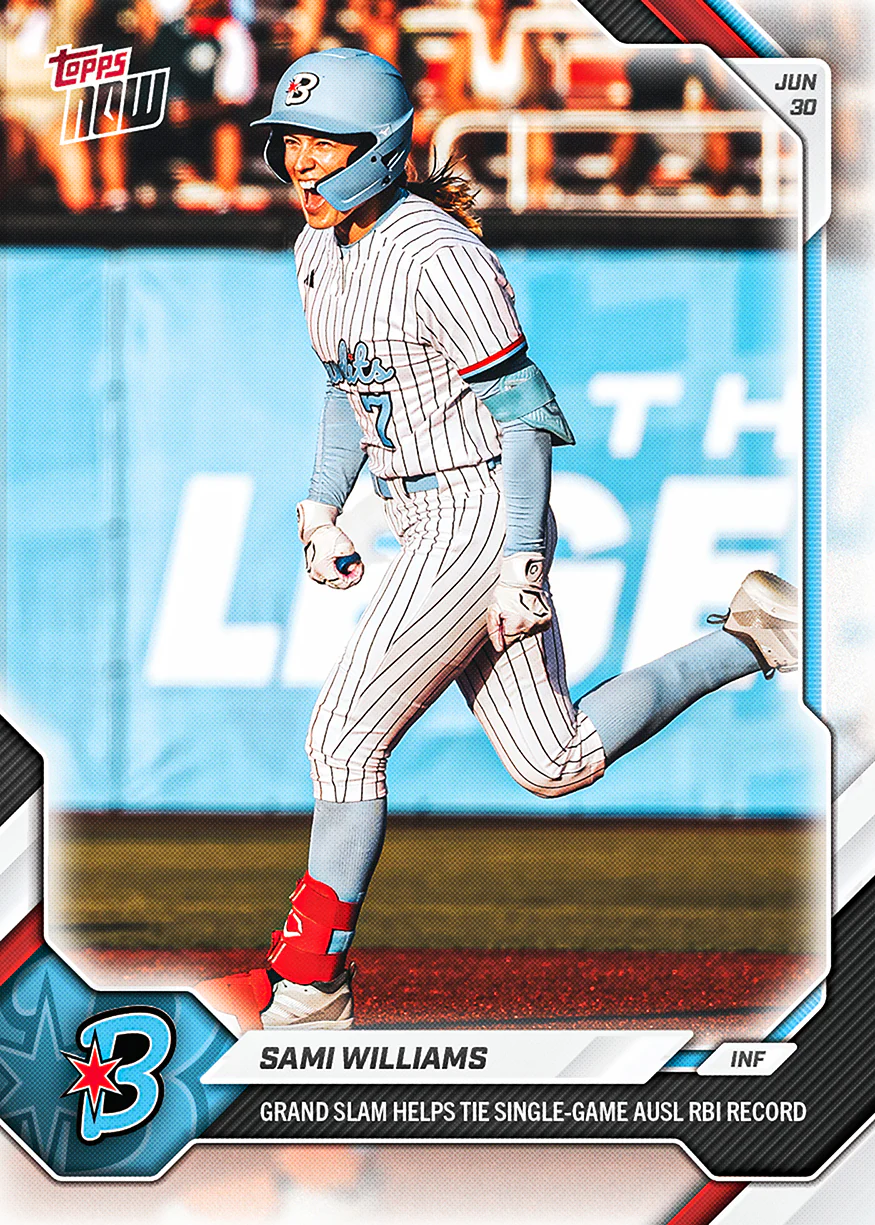 2026 AUSL Topps NOW #25 Sami Williams