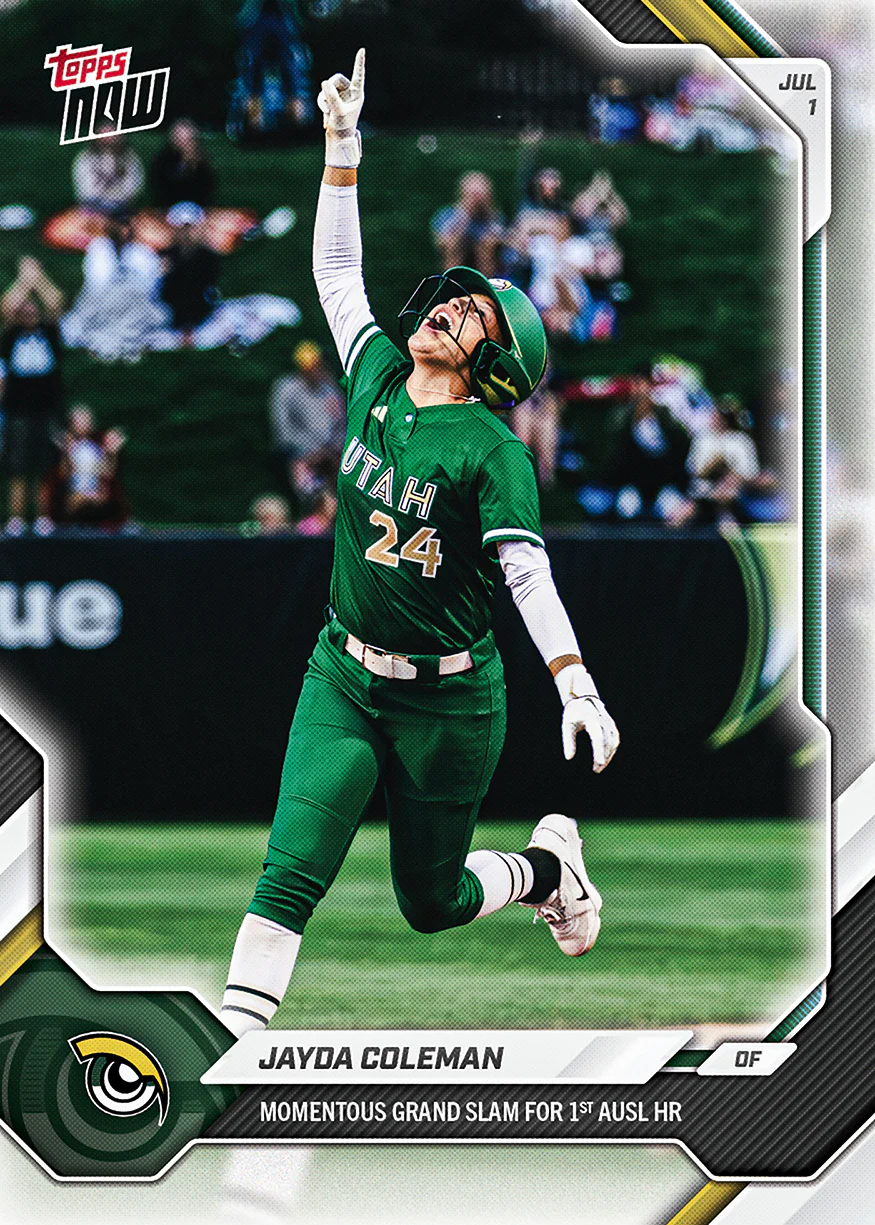 2026 AUSL Topps NOW #28 Jayda Coleman