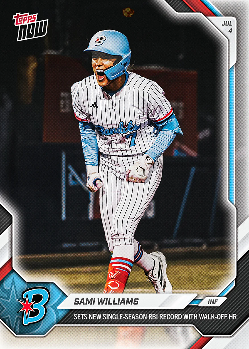 2026 AUSL Topps NOW #29 Sami Williams