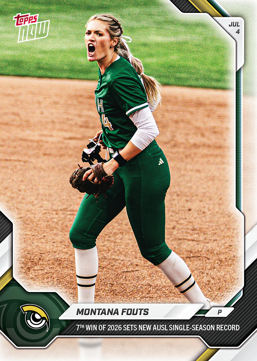 2026 AUSL Topps NOW #31 Montana Fouts