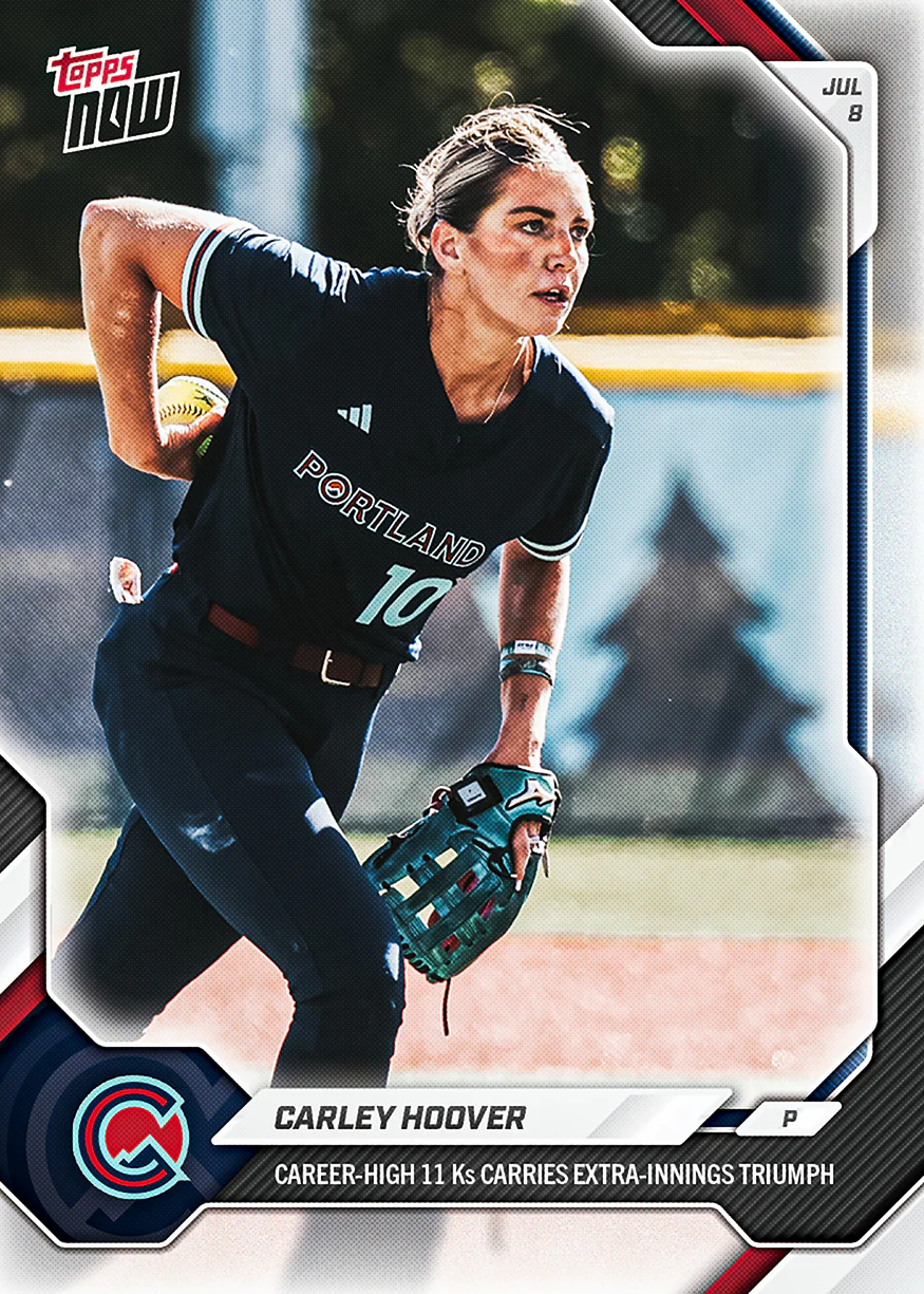2026 AUSL Topps NOW #34 Carley Hoover