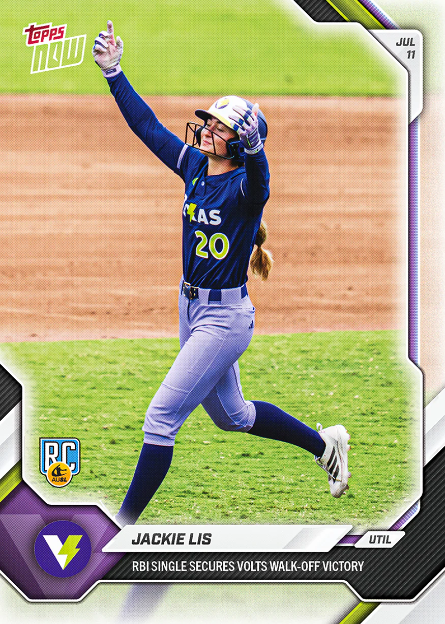 2026 AUSL Topps NOW #37 Jackie Lis