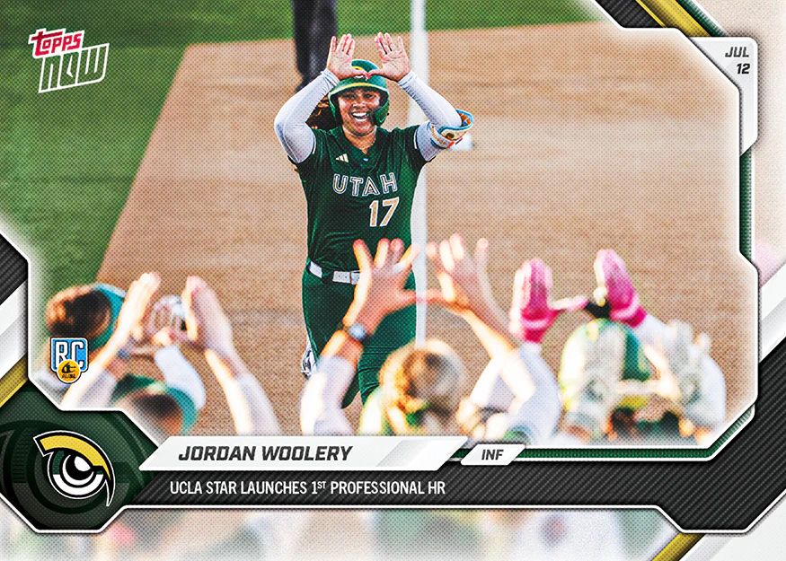 2026 AUSL Topps NOW #40 Jordan Woolery