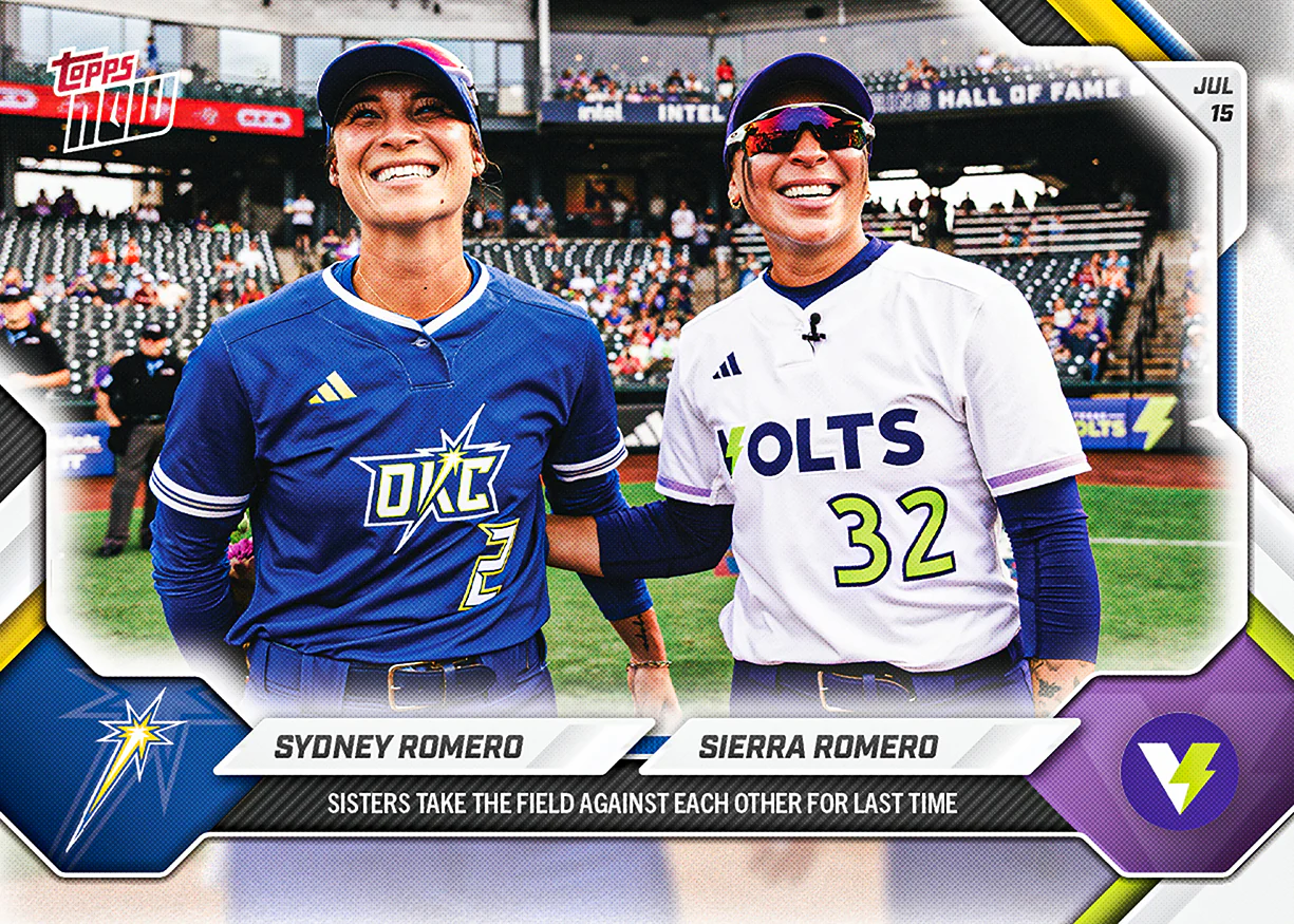 2026 AUSL Topps NOW #41 Sydney Romero / Sierra Romero