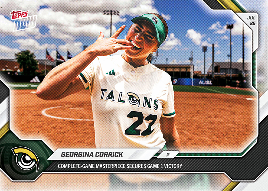 2026 AUSL Topps NOW #49 Georgina Corrick
